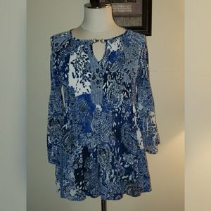 1X Spense Woman Blouse w/Silver Hardware